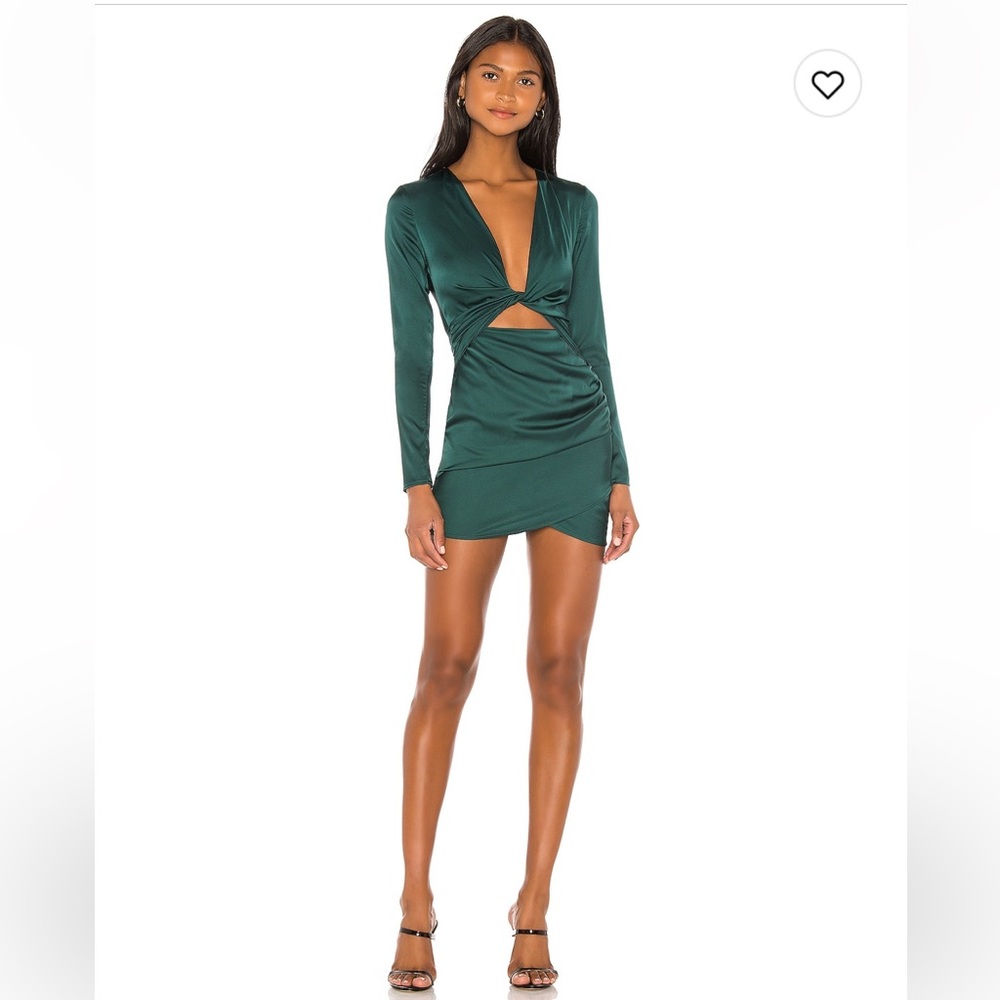 Superdown melissa twist front dress